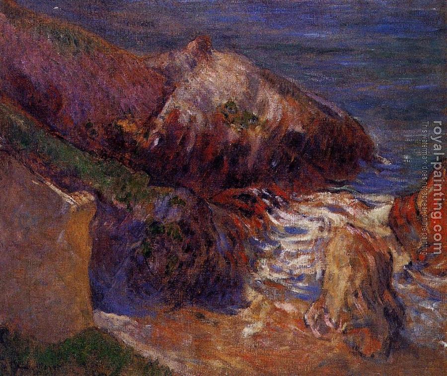 Paul Gauguin : Rocks on the Coast